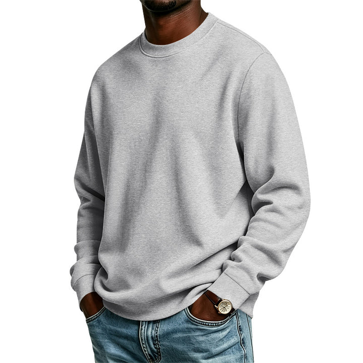Herren Oversize-Sweatshirt mit Rundhalsausschnitt, weicher French-Terry und Rippbündchen Echoarchiv