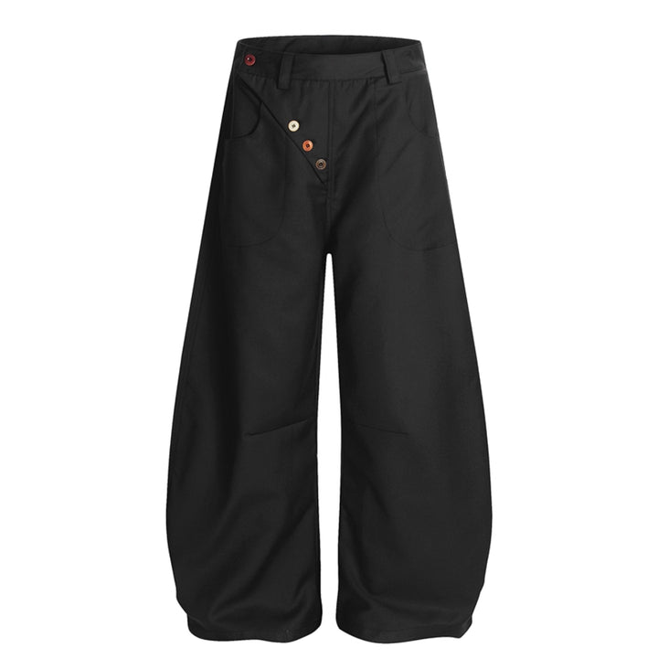 Damen Modische Weitbein-Hose Echoarchiv
