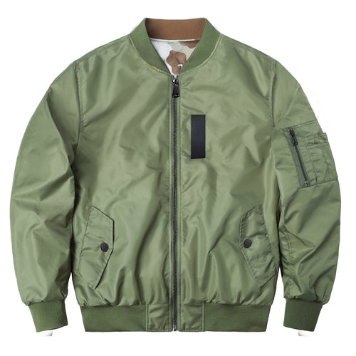 Herren  Classic Pilot Bomberjacke mit Utility-Ärmeltasche und gestepptem Futter Echo Archiv
