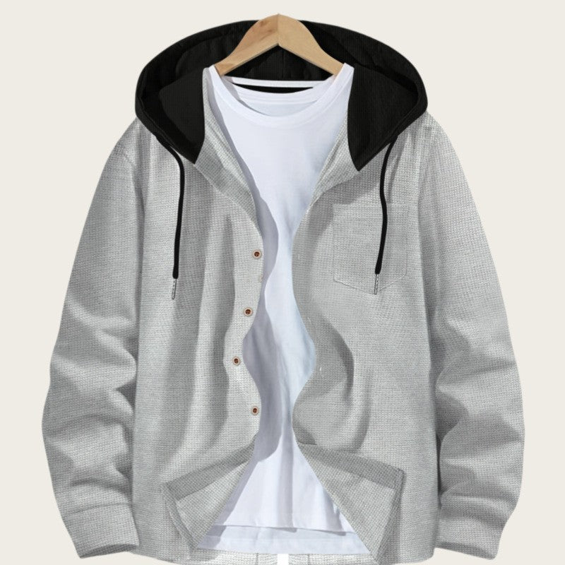Herren lässige Kapuzenjacke mit kombiniertem Shirt Echoarchiv