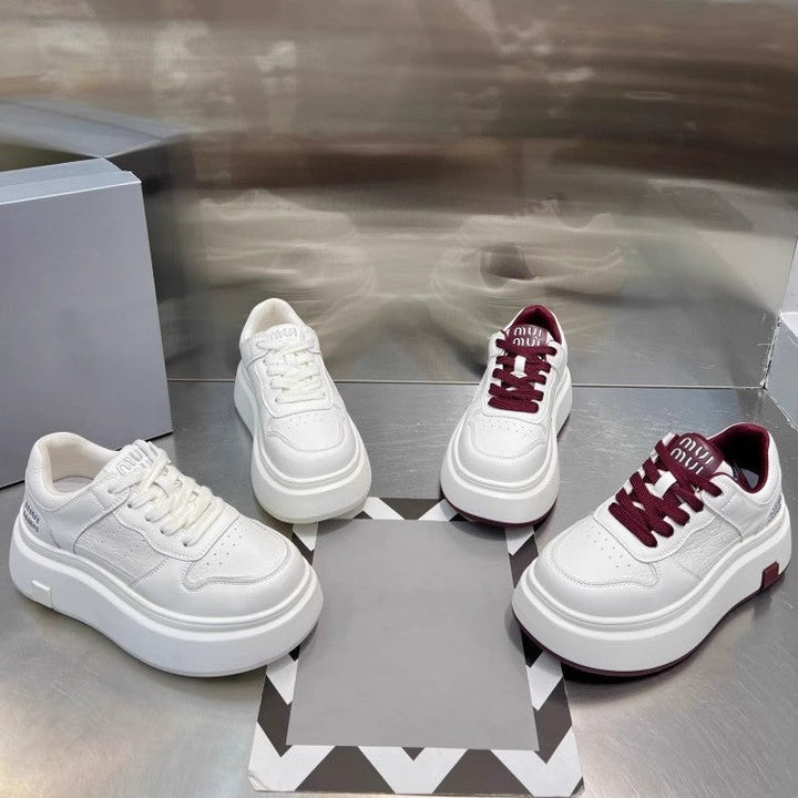 Damen Chunky Sneaker mit hoher Plattform und atmungsaktiver Obermaterialstruktur Echo Archiv