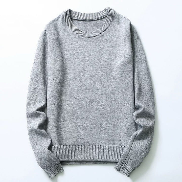 Herren Feinstrickpullover mit klassischem Rundhalsausschnitt Echoarchiv