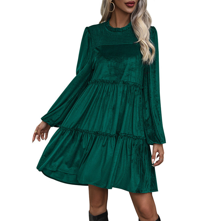 Damen Lockeres Floral-Sommerkleid mit Rüschendetails Echo Archiv