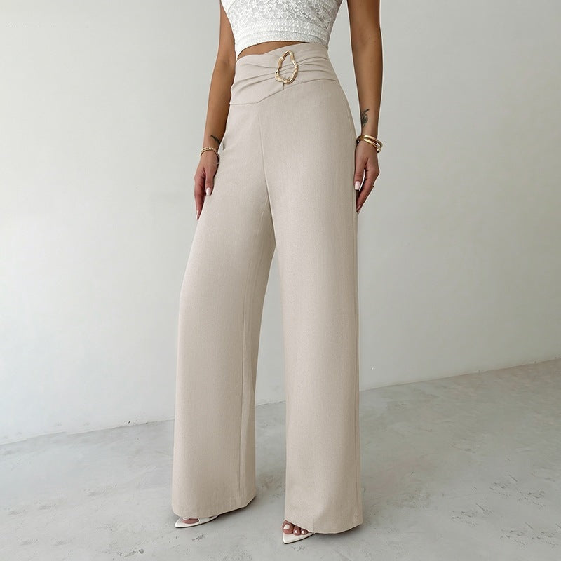 Damen Elegante High-Waist Palazzo-Hose Echo Archiv