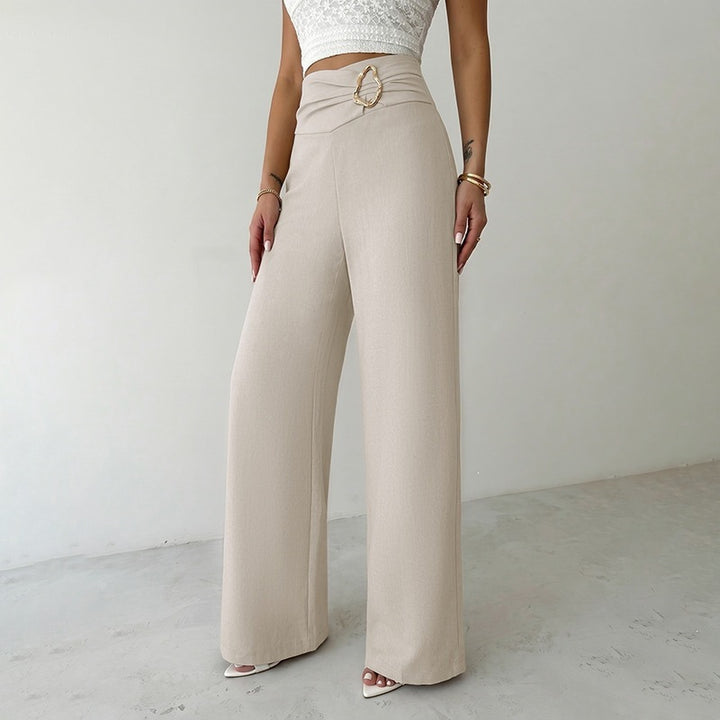 Damen Elegante High-Waist Palazzo-Hose Echo Archiv