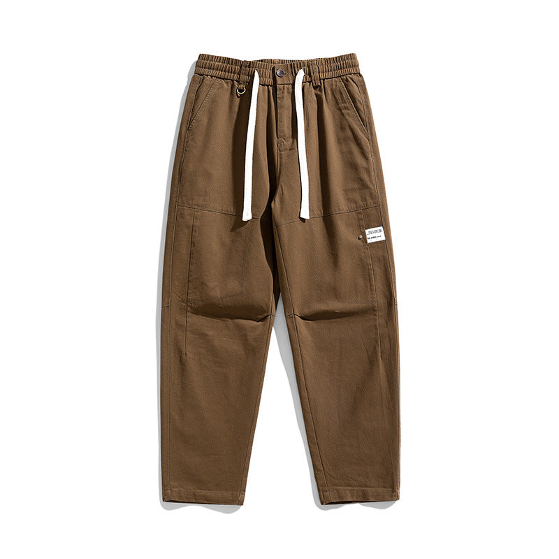 Herren Locker geschnittene Cargo-Jogginghose mit Tunnelzug, Knieabnähern und Utility‑Details Echo Archiv