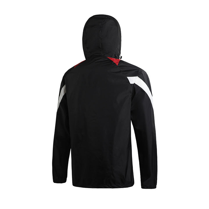 Herren Leichte Windjacke mit Kapuze Echo Archiv
