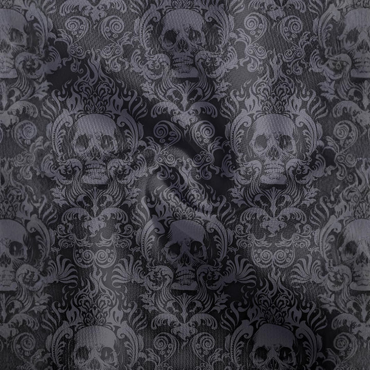 Herren Kurzarm Poloshirt mit einzigartigem Totenkopf-Design und atmungsaktivem Material Echoarchiv
