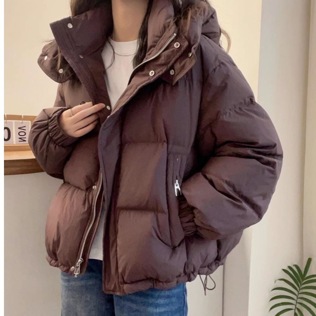 Damen Winterjacke mit voluminösem Schnitt Echoarchiv