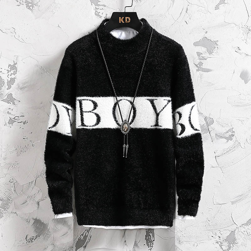 Damen Hochwertiger, kuscheliger Pullover mit Stehkragen Echoarchiv