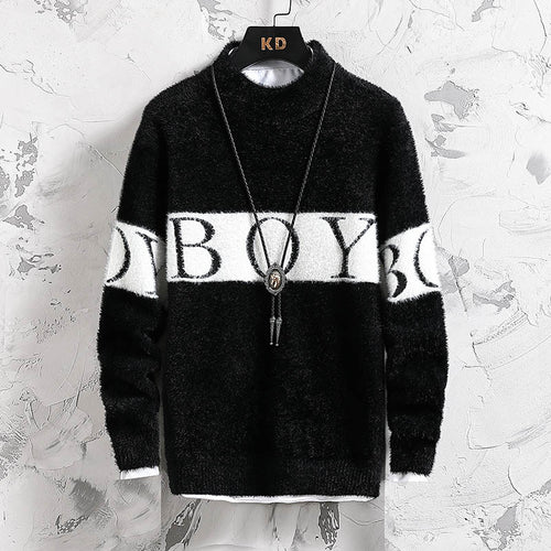 Damen Hochwertiger, kuscheliger Pullover mit Stehkragen Echoarchiv