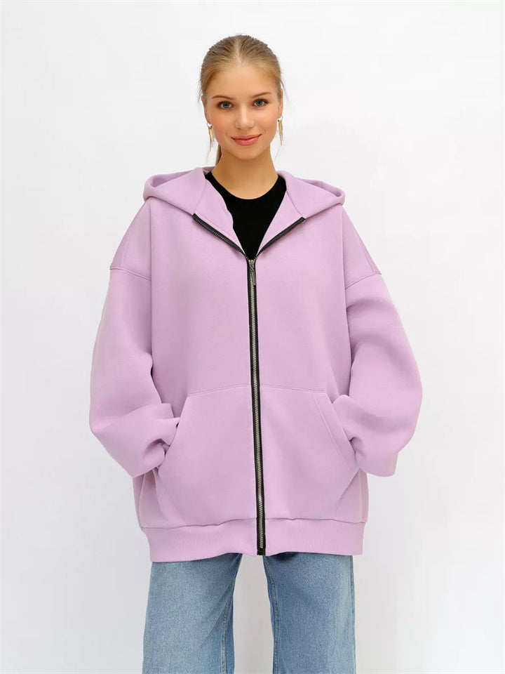Damen Oversized Kapuzenjacke Echo Archiv