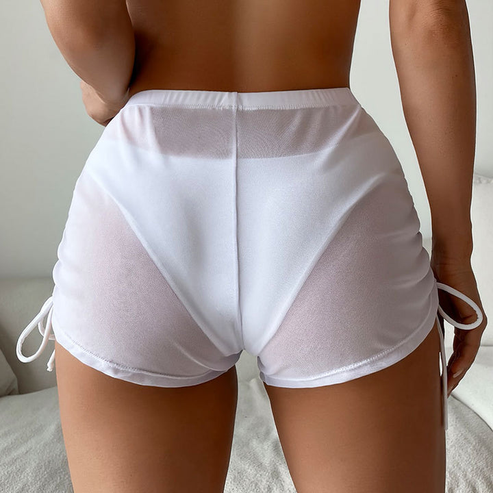 Damen Sportliche Shorts mit Rüschen Echo Archiv