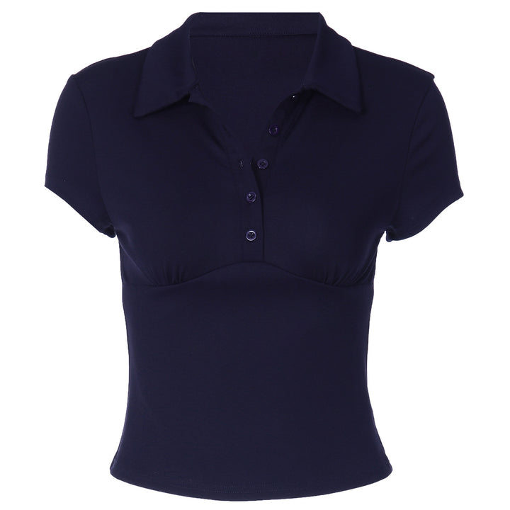 Damen Kurzärmliges Poloshirt mit taillierter Passform Echo Archiv
