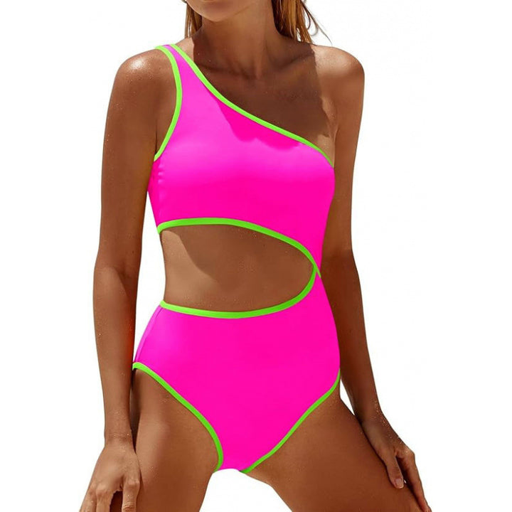 Damen Einseitiger Cut-Out Badeanzug mit attraktivem Design Echo Archiv