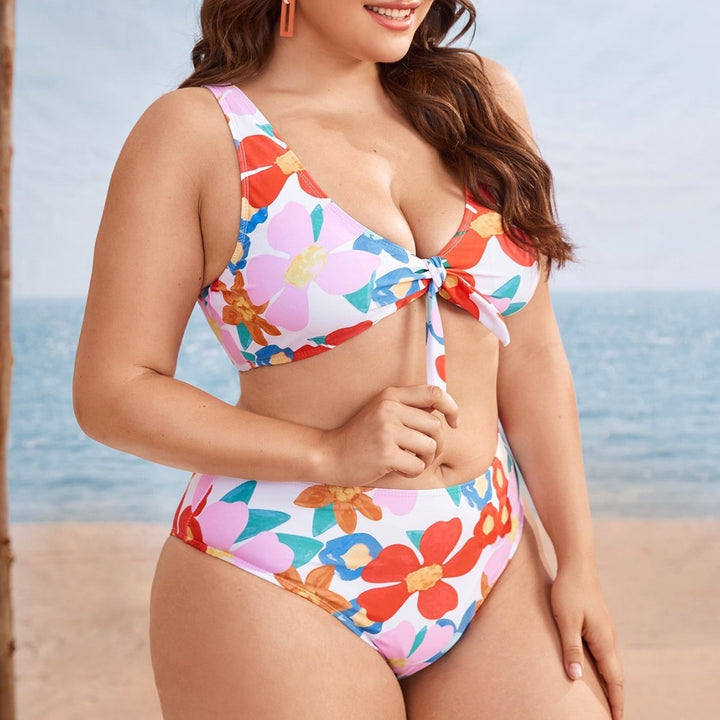Damen Bikini-Set mit floralem Design und komfortablem Trägerverschluss Echo Archiv