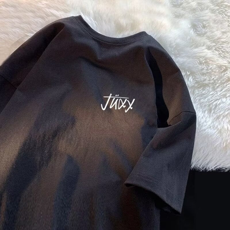 Unisex Lässiges Oversized T-Shirt mit kreativem Aufdruck Echoarchiv