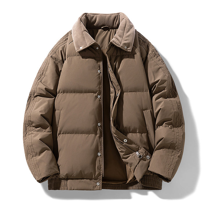 Herren Gepolsterte Winter-Steppjacke mit Teddykragen und winddichter Thermofüllung Echo Archiv