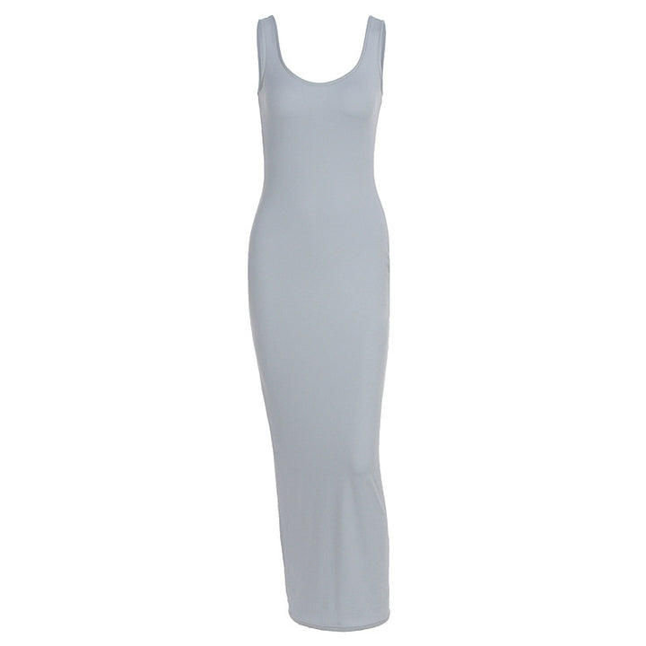 Damen Figurbetontes Maxikleid aus hochwertigem Jerseystoff Echo Archiv
