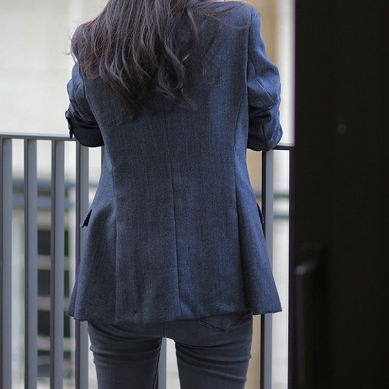 Damen elegante Blazerjacke aus hochwertigem Stoff Echoarchiv