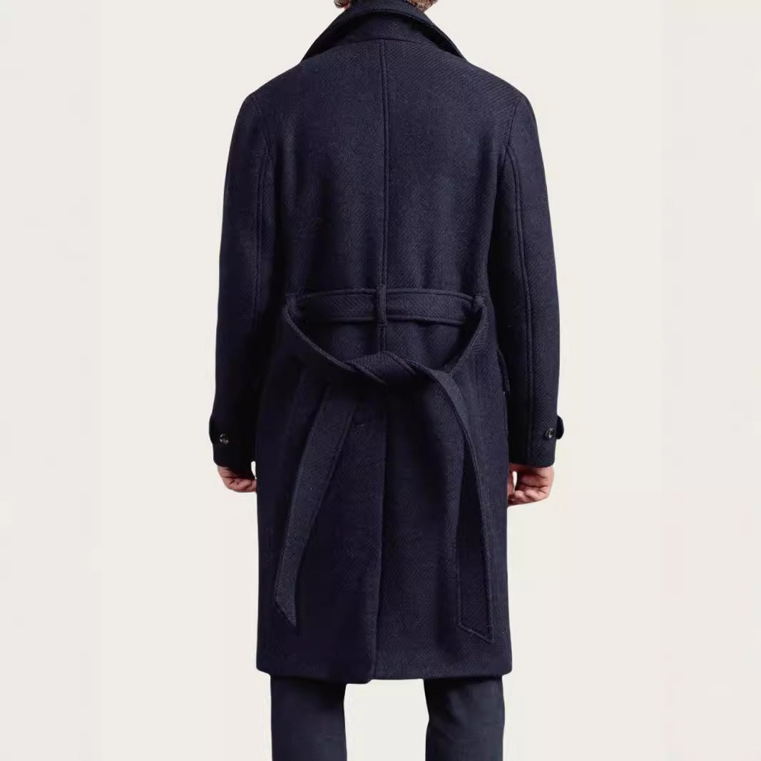 Herren eleganter Wool Peacoat Echoarchiv