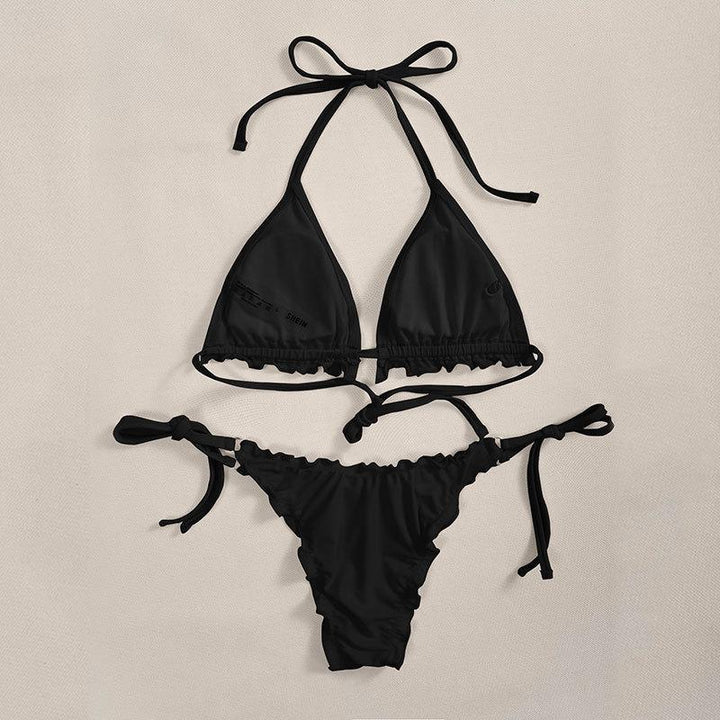 Damen Triangel-Bikini mit charmanten Rüschendetails Echo Archiv
