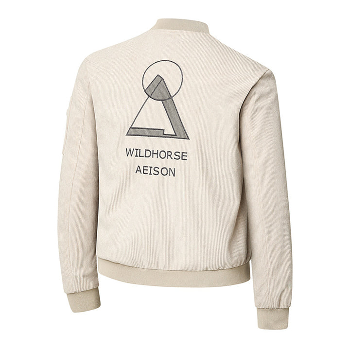 Herren Modische Cord Bomberjacke Echo Archiv