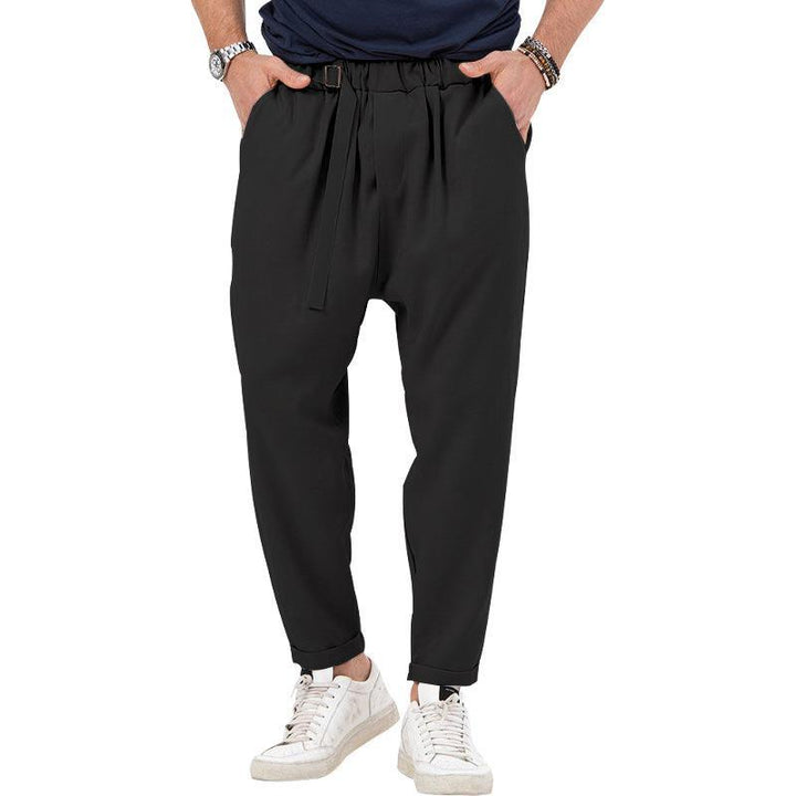 Herren stylische Haremshose mit elastischem Bund und praktischen Seitentaschen Echoarchiv