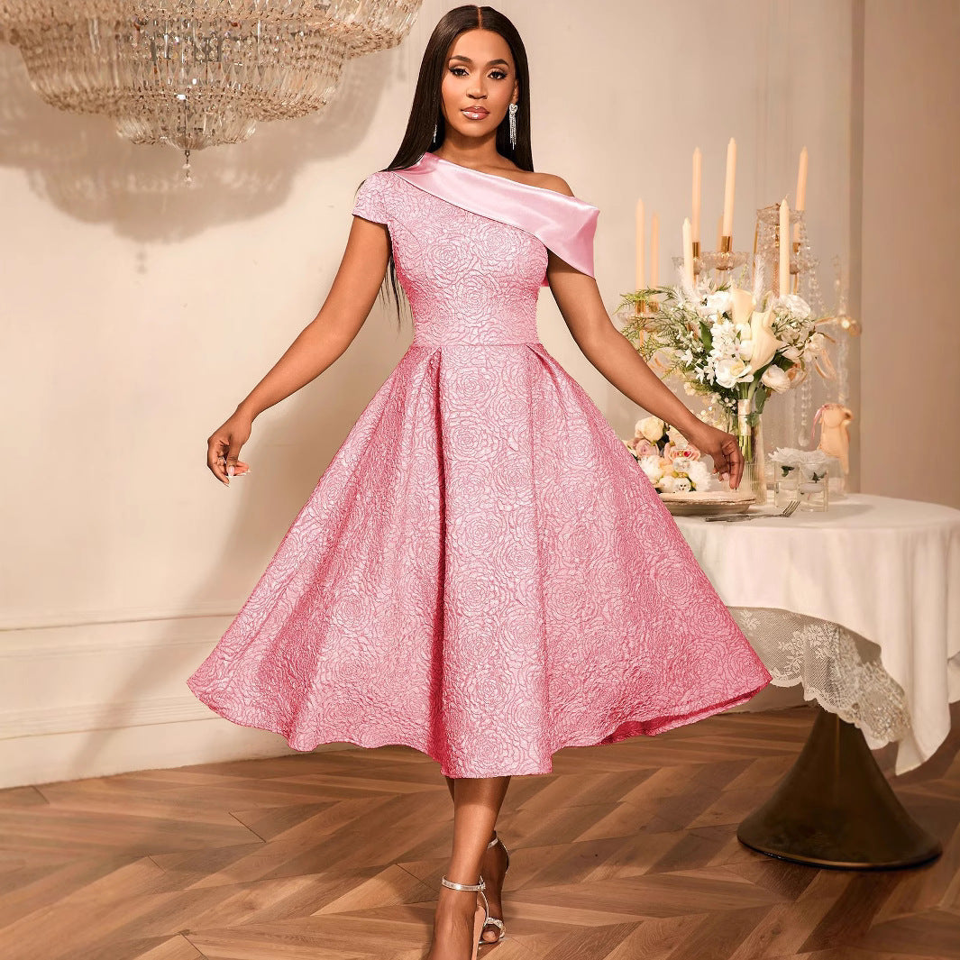 Damen elegantes A-Linien Kleid Echo Archiv