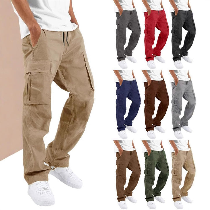 Herren robuste Multi-Taschen Cargohose Echoarchiv