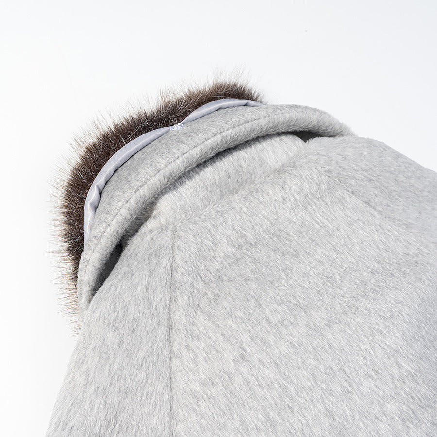 Damen Kurzjacke aus Kunstfell im Oversize‑Cut mit voluminösem Webpelzkragen Echo Archiv