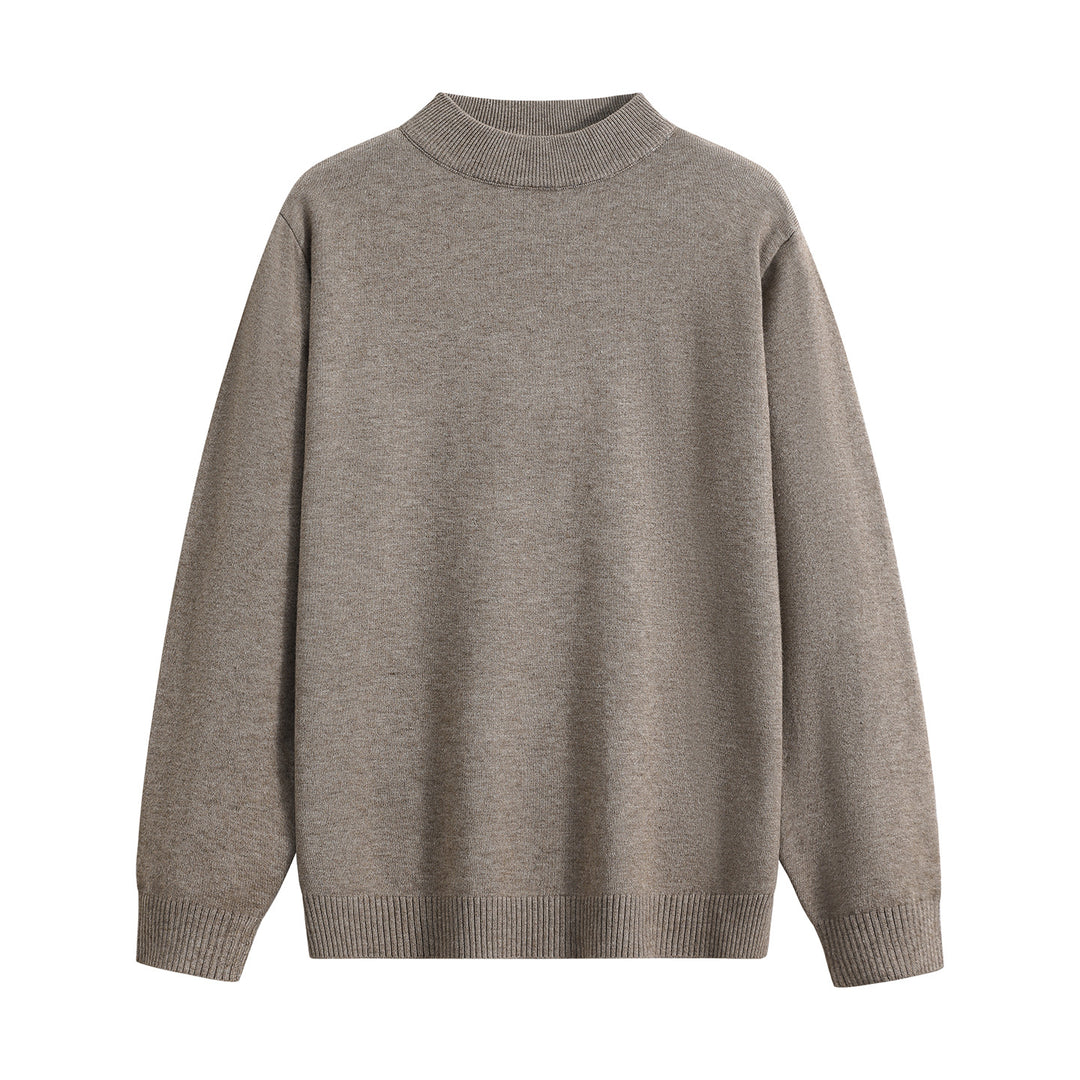 Unisex Oversize Rundhals-Pullover aus schwerer Baumwollmischung mit gerippten Bündchen Echoarchiv