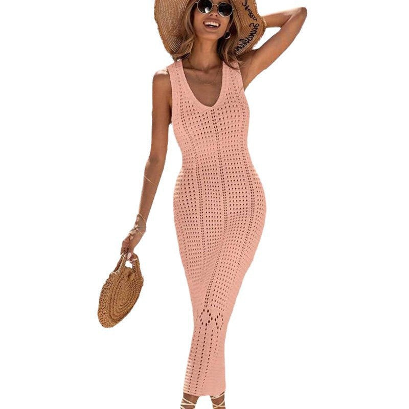 Damen gehäkeltes Sommer-Maxikleid Echo Archiv