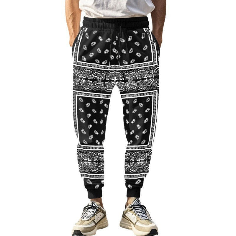 Herren unkomplizierte Jogginghose im Bandana-Stil Echoarchiv