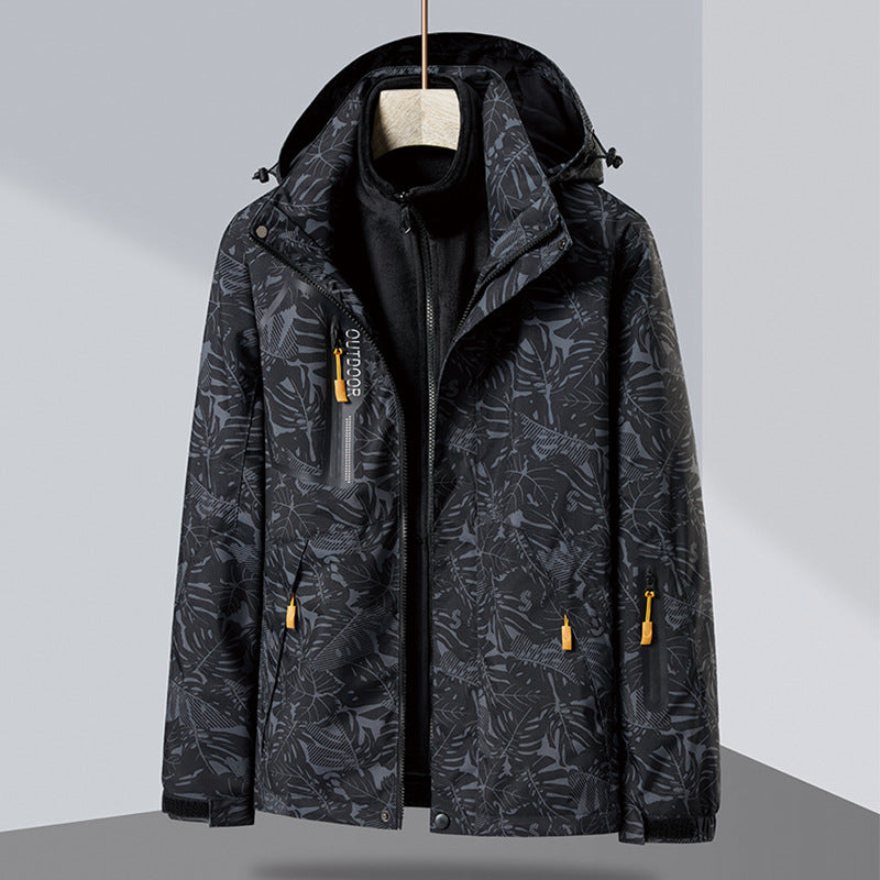 Herren Technische wetterfeste Outdoor-Jacke Echo Archiv