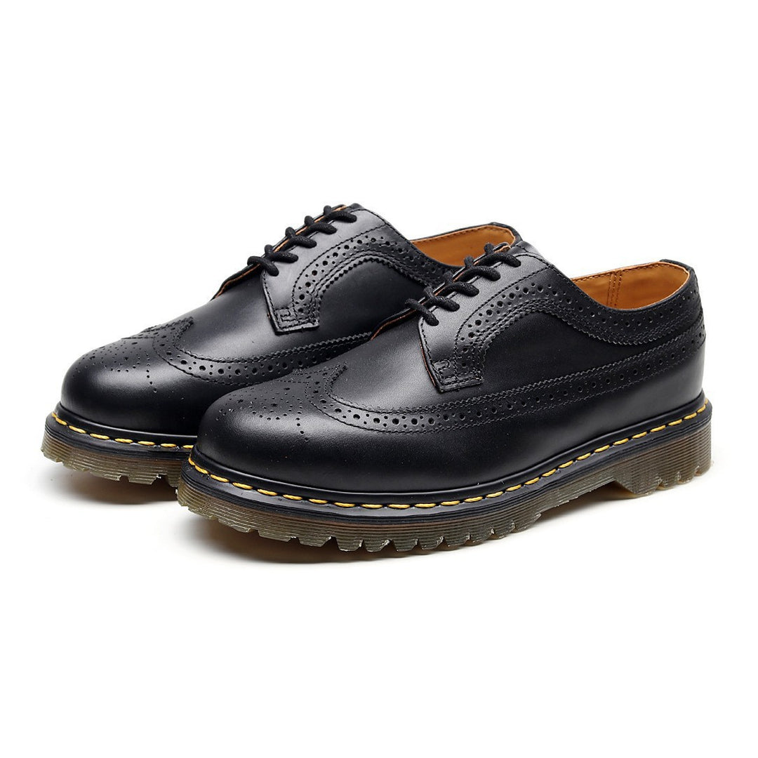 Herren klassische Brogue Derby Schnürschuhe mit gepolsterter Luftsohle Echo Archiv