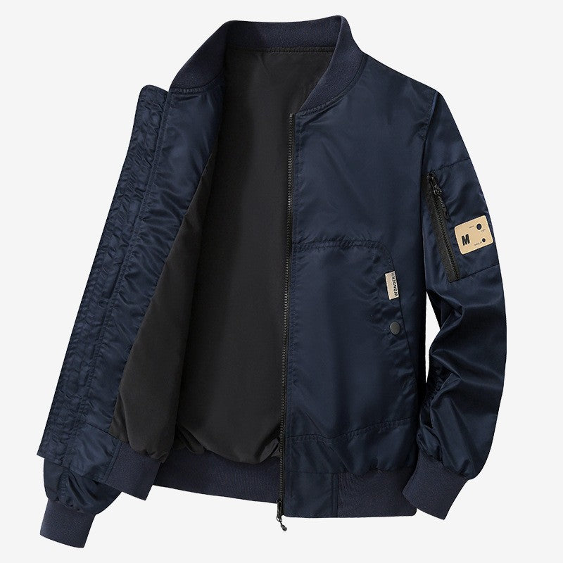 Herren modische und vielseitige Bomberjacke mit praktischen Taschen Echoarchiv