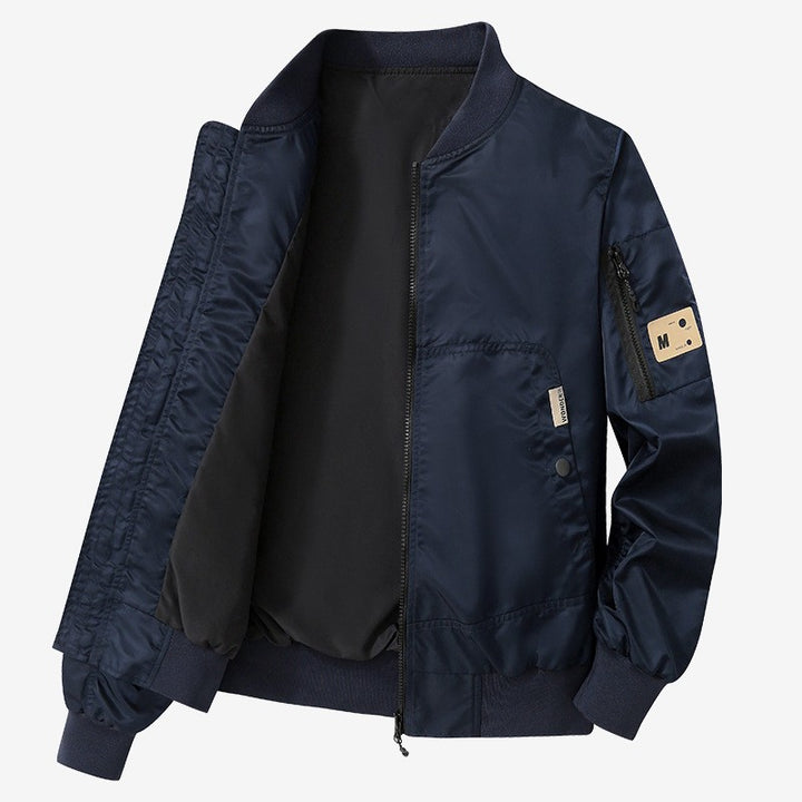 Herren modische und vielseitige Bomberjacke mit praktischen Taschen Echoarchiv