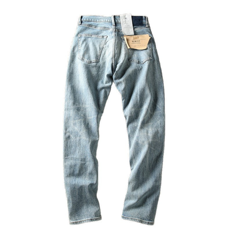 Herren Designer Jeans mit Destroyed-Details Echo Archiv