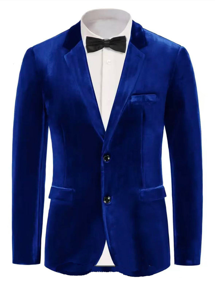 Herren edler Samt Blazer mit Finesse Echoarchiv