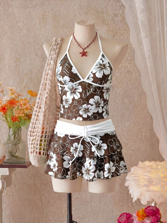 Damen Bikini-Set mit Rock Echo Archiv