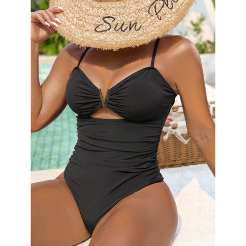 Damen Einteiler Badeanzug mit schickem Cut-Out und eleganten Details Echo Archiv