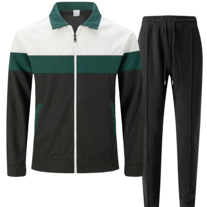 Herren Sportliches Trainingsanzug-Set mit atmungsaktivem Material und funktionellen Taschen Echoarchiv