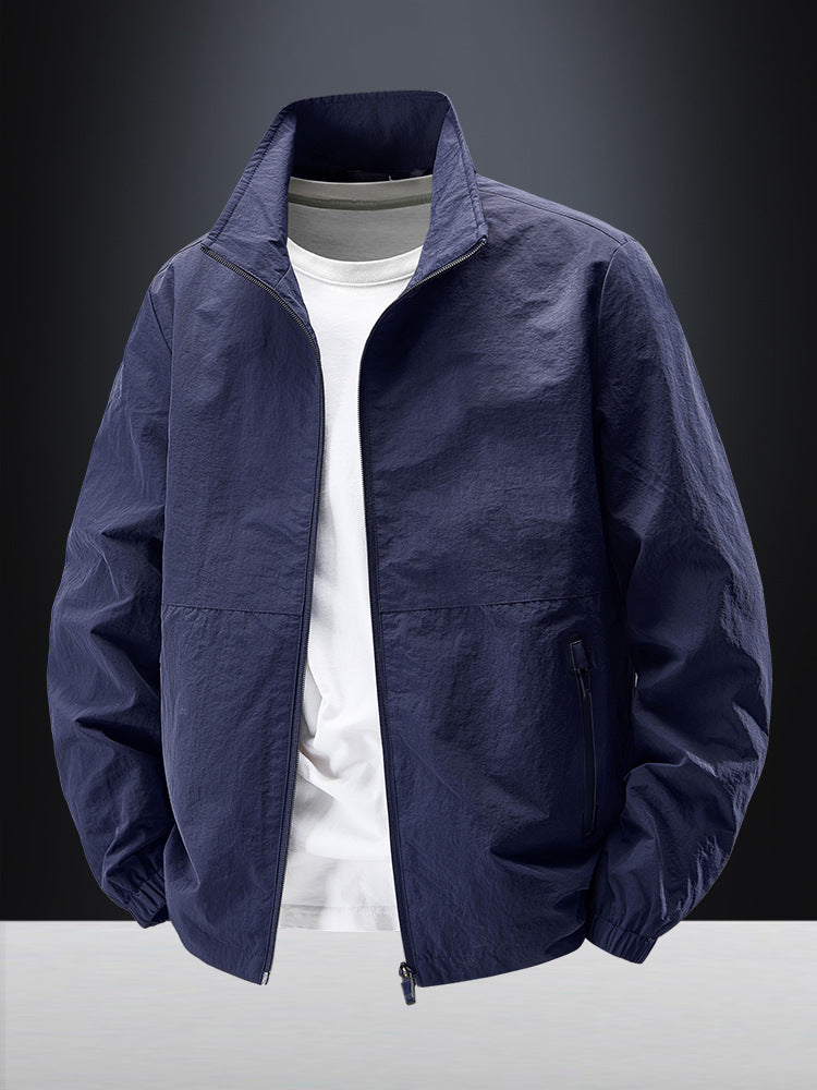 Herren Leichte Outdoorjacke mit hohem Kragen Echo Archiv