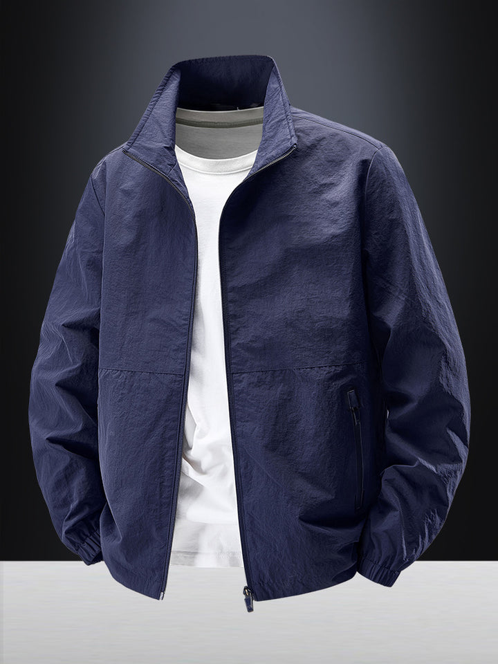 Herren Leichte Outdoorjacke mit hohem Kragen Echo Archiv