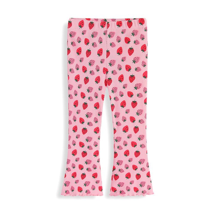Mädchen Leggings mit fröhlichem Erdbeer-Muster Echo Archiv