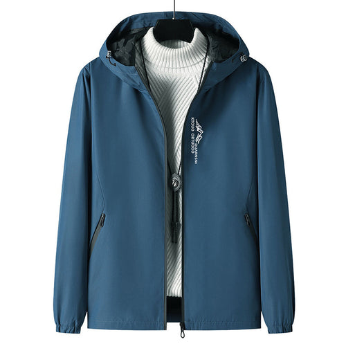 Herren Leichte Outdoor-Jacke mit verstellbarem Kapuzenkragen Echo Archiv