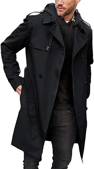 Herren Trenchcoat mit klassischem Stil Echoarchiv