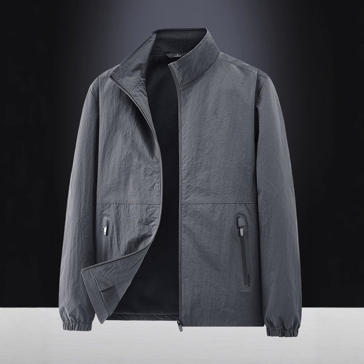Herren Leichte Outdoorjacke mit hohem Kragen Echo Archiv