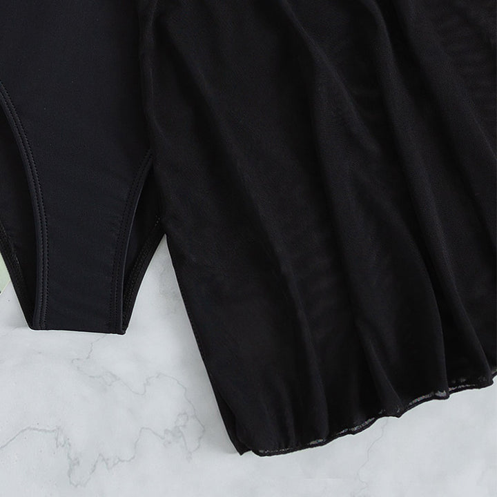 Damen Strandkleid mit Rüschendetails und verstellbarem Rücken Echo Archiv